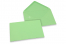  Envelopes de cartões de felicitações coloridos - Verde claro, 125 x 175 mm | PIT Packaging.pt | Envelopesonline