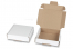 Caixas de transporte dobráveis - branco, 110 x 110 x 28 mm | PIT Packaging.pt | Envelopesonline