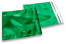 Envelopes coloridos de folha metalizada - Verde 220 x 220 mm | PIT Packaging.pt | Envelopesonline