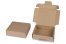 Caixas de transporte dobráveis - castanho, 110 x 110 x 28 mm | PIT Packaging.pt | Envelopesonline