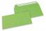 Envelopes de papel coloridos - Verde maçã, 110 x 220 mm | PIT Packaging.pt | Envelopesonline