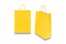 Sacos de papel com alças torcidas - amarelo, 260 x 120 x 350 mm, 90 gr | PIT Packaging.pt | Envelopesonline