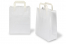 Sacos de papel com alças dobradas - branco, 220 x 105 x 280 mm | PIT Packaging.pt | Envelopesonline