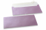 Envelopes madrepérola coloridos lilás - 110 x 220 mm | PIT Packaging.pt | Envelopesonline