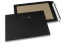 Envelopes coloridos em cartão rígido - preto, 229 x 324 mm | PIT Packaging.pt | Envelopesonline