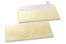 Envelopes madrepérola coloridos champanhe - 110 x 220 mm | PIT Packaging.pt | Envelopesonline