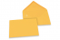 Envelopes de cartões de felicitações coloridos - Amarelo-dourado, 114 x 162 mm | PIT Packaging.pt | Envelopesonline