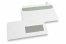 Envelopes para impressora a laser, 110 x 220 mm (DL), janela à direita 40 x 110 mm, posição da janela 15 mm do direita e 20 mm do baixo | PIT Packaging.pt | Envelopesonline