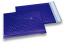 Envelopes almofadados metalizados de alto brilho, azul | PIT Packaging.pt | Envelopesonline