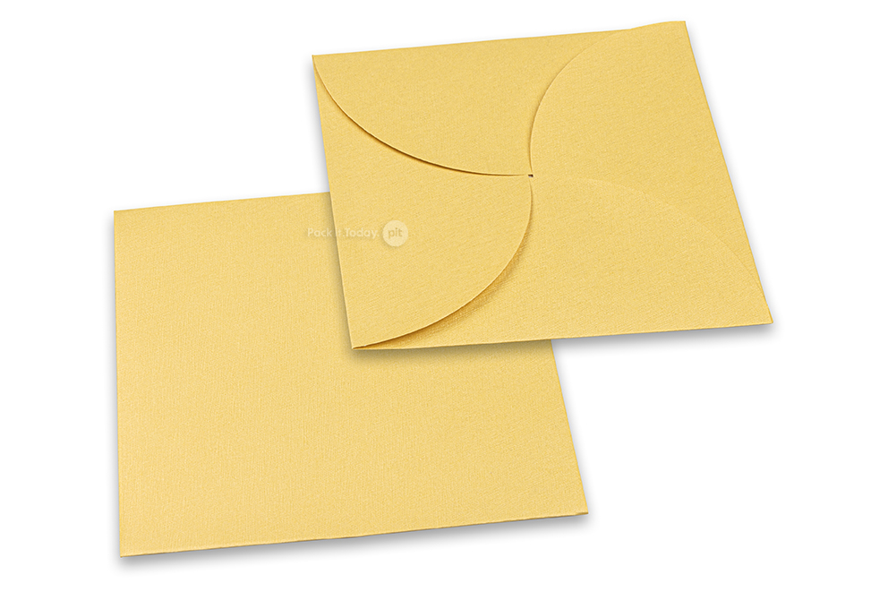 Envelopes estilo bolsa - Dourado