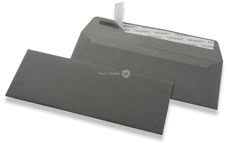 Envelopes The Kiss, Gmund Lakepaper - antracite: Pesco&ccedil;o