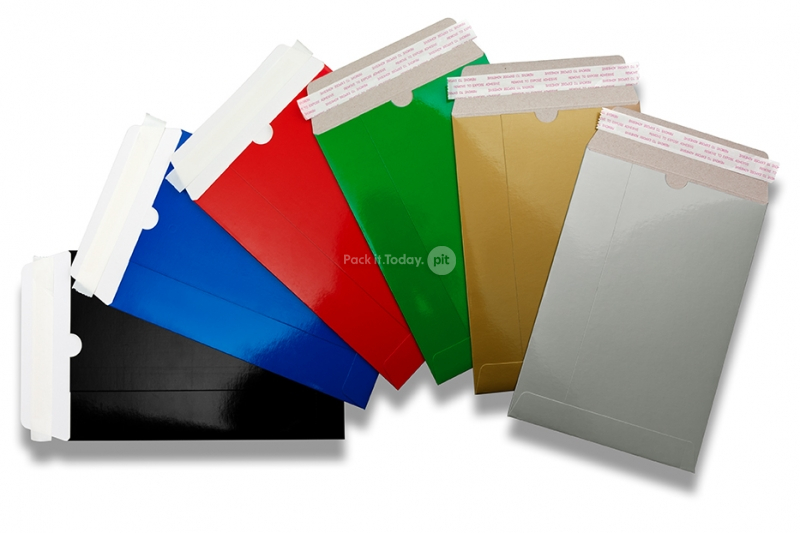 Envelopes de cart&atilde;o acetinado