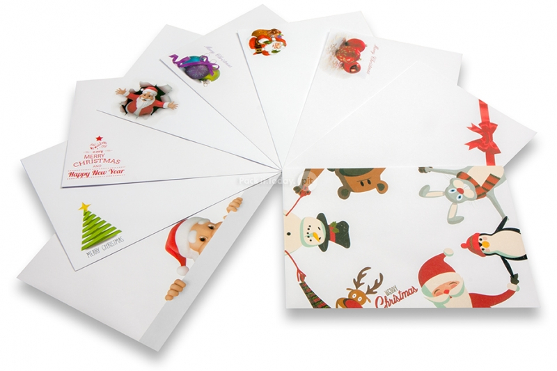 Envelopes para postais de Natal - Compila&ccedil;&atilde;o