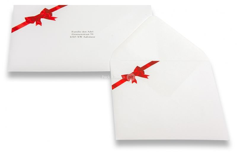 Envelopes de postais de Natal - La&ccedil;o