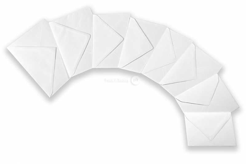 Envelopes de cart&otilde;es de felicita&ccedil;&otilde;es, branco
