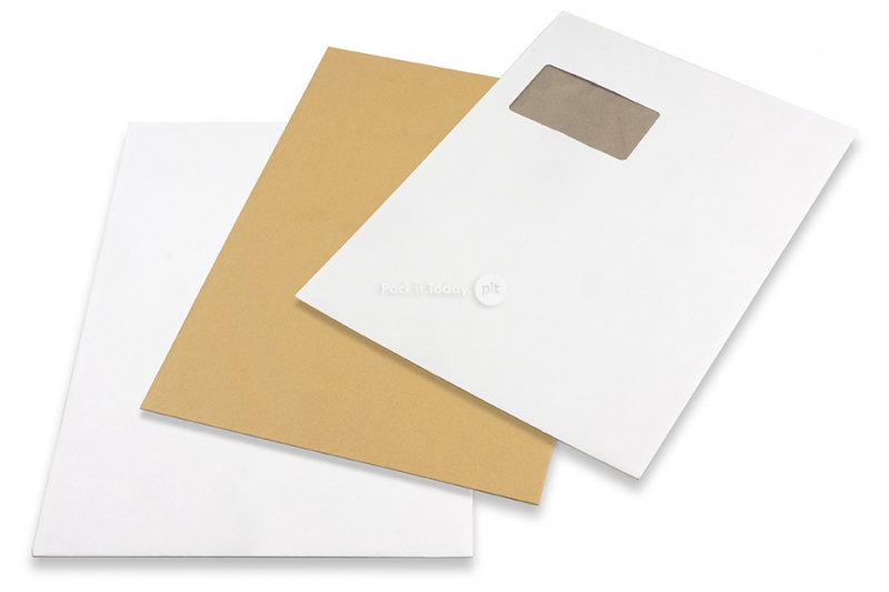 Envelopes em cart&atilde;o r&iacute;gido