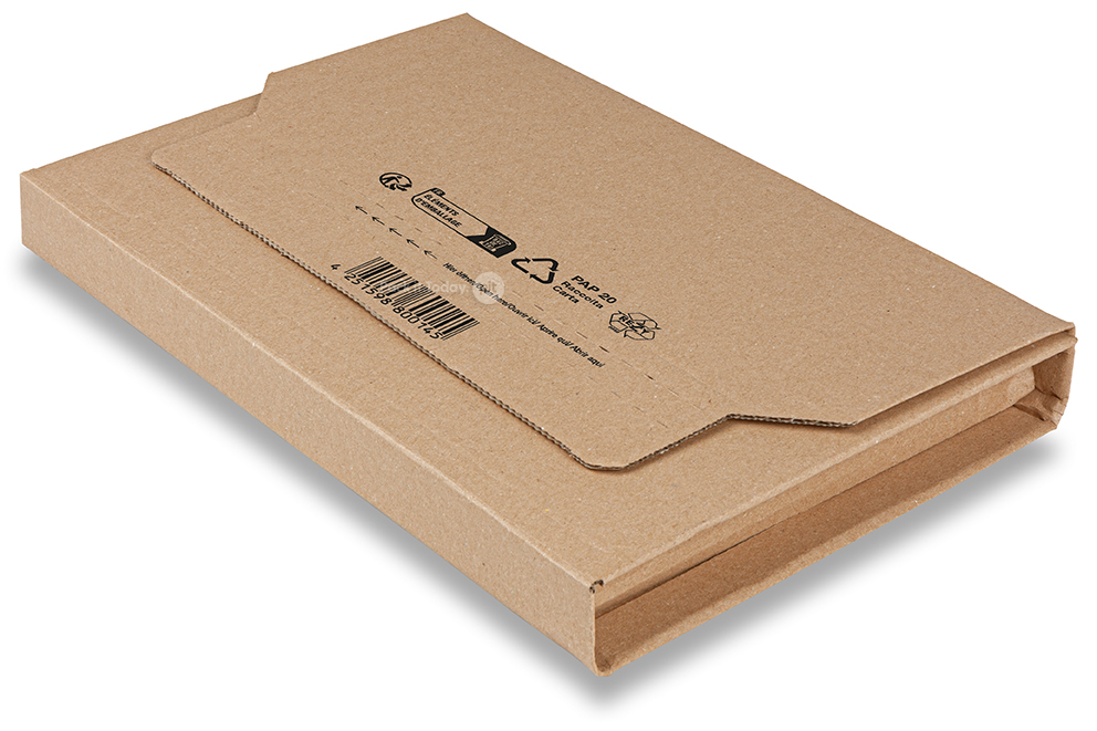 Embalagem para livros - fechadas - castanho