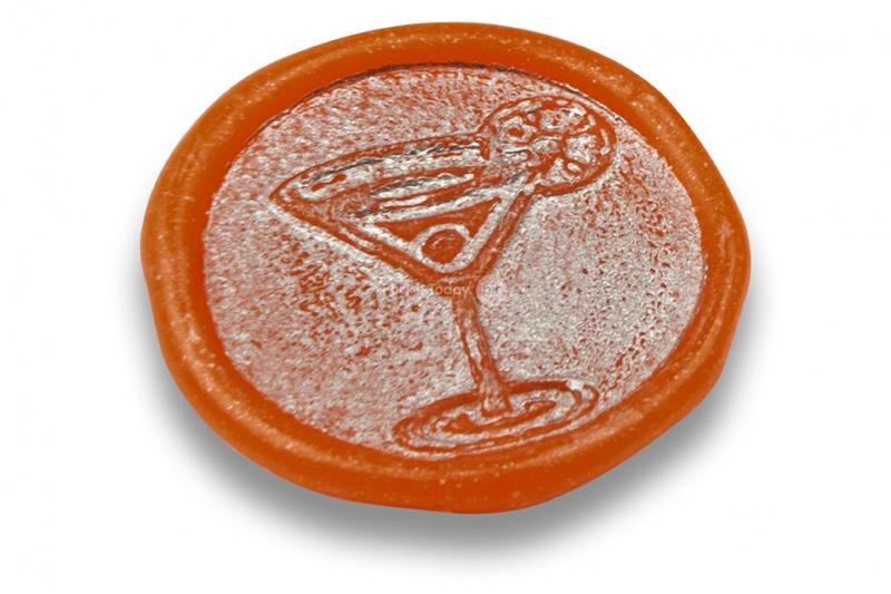 Selos de cera - Copo de cocktail