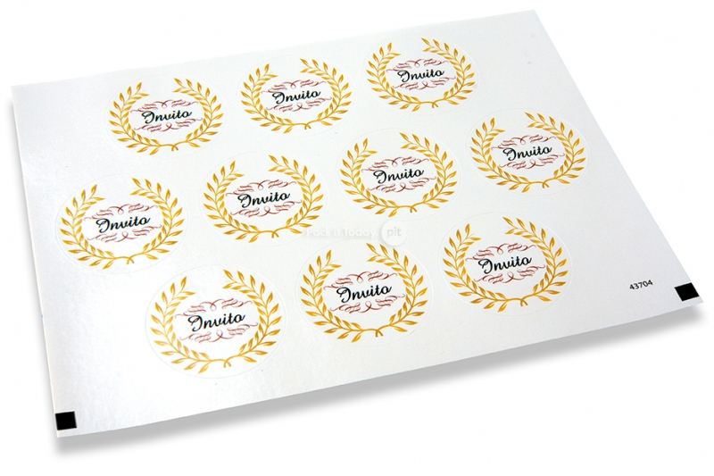 Selos para envelope de festa - invito