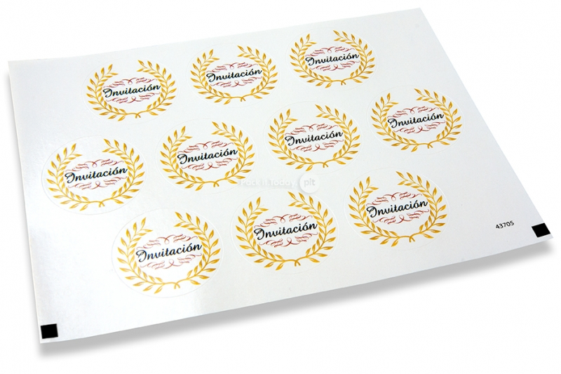 Selos para envelope de festa - invitaci&oacute;n