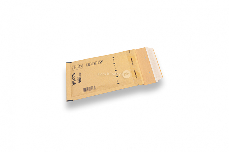 Envelopes de bolhas castanhos (80 g/m²) - 100 x 165 mm (A11)