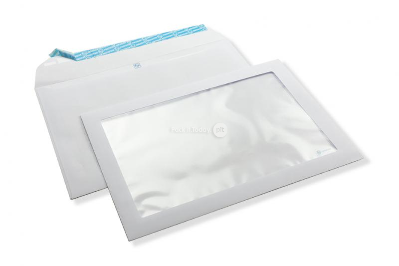 Envelopes com janela panorâmica