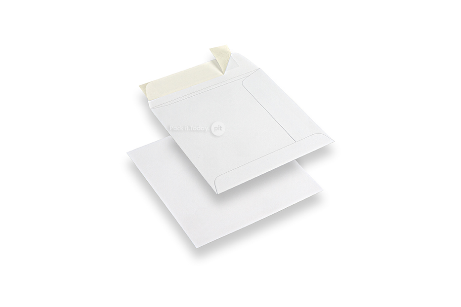 Envelopes brancos quadrados - 140 x 140 mm