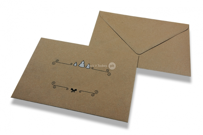 Envelopes de Natal reciclados - decoração de Natal