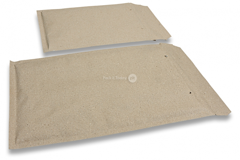 Envelopes de bolhas castanhos de papel de erva