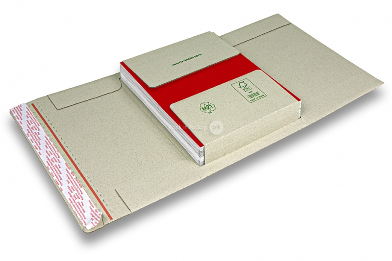 Embalagem para livro Variofix em papel de erva
