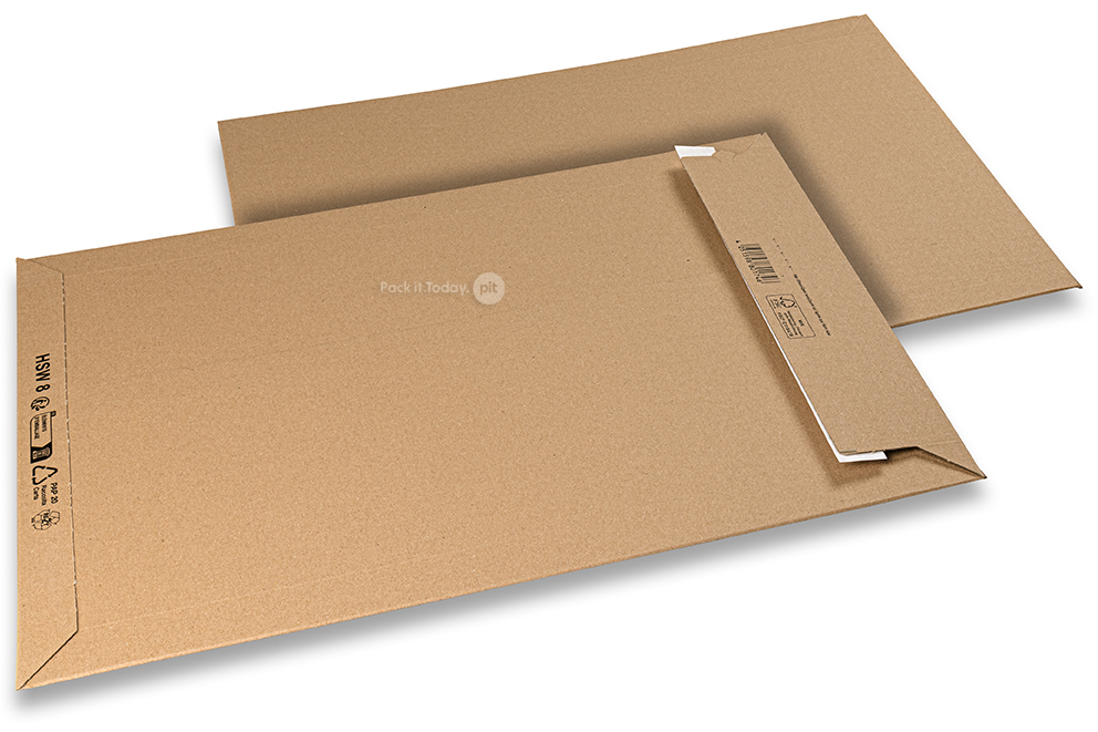 Envelope de expedição de cartão ondulado - 360 x 525 mm
