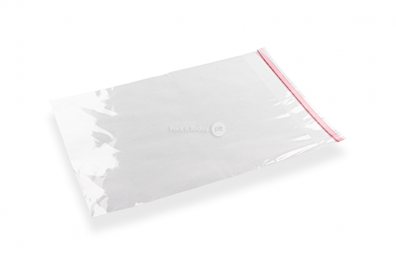 Sacos de celofane transparentes - 305 x 390 mm