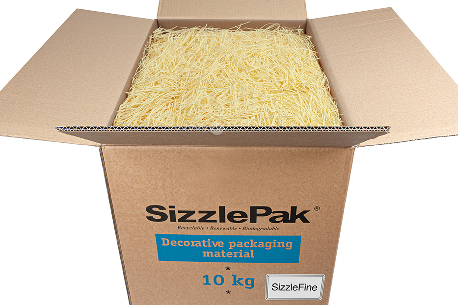 Farripas de papel para enchimento SizzlePak Fine - Creme (10 kg)