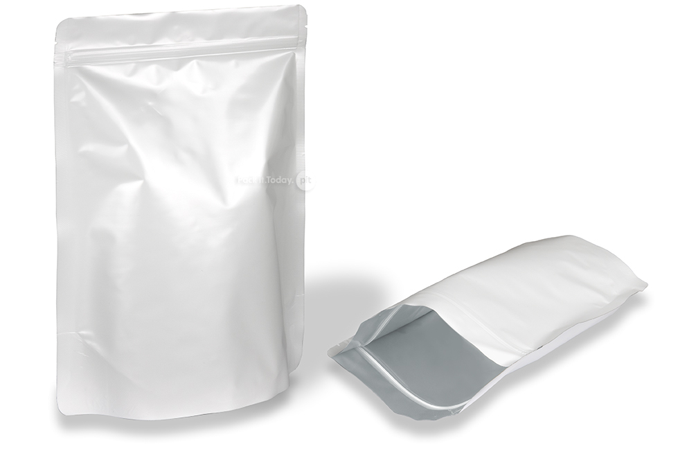 Sacos com fundo bloco brancos - 200 x 300 x 100 mm, 1800 ml