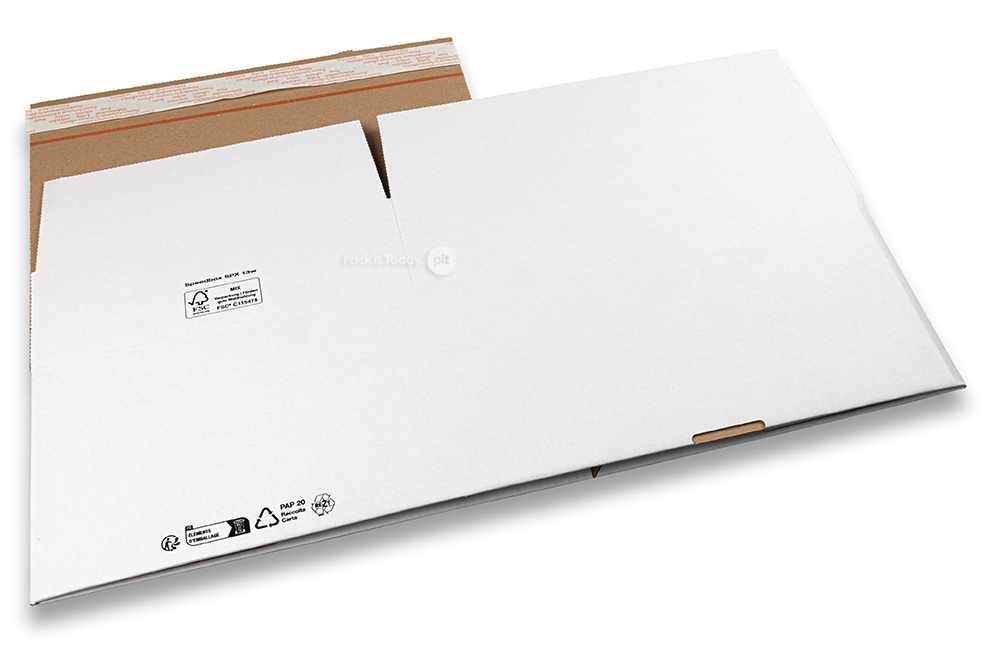 Caixa de fundo automático - branco, 370 x 280 x 173 mm - SPX13