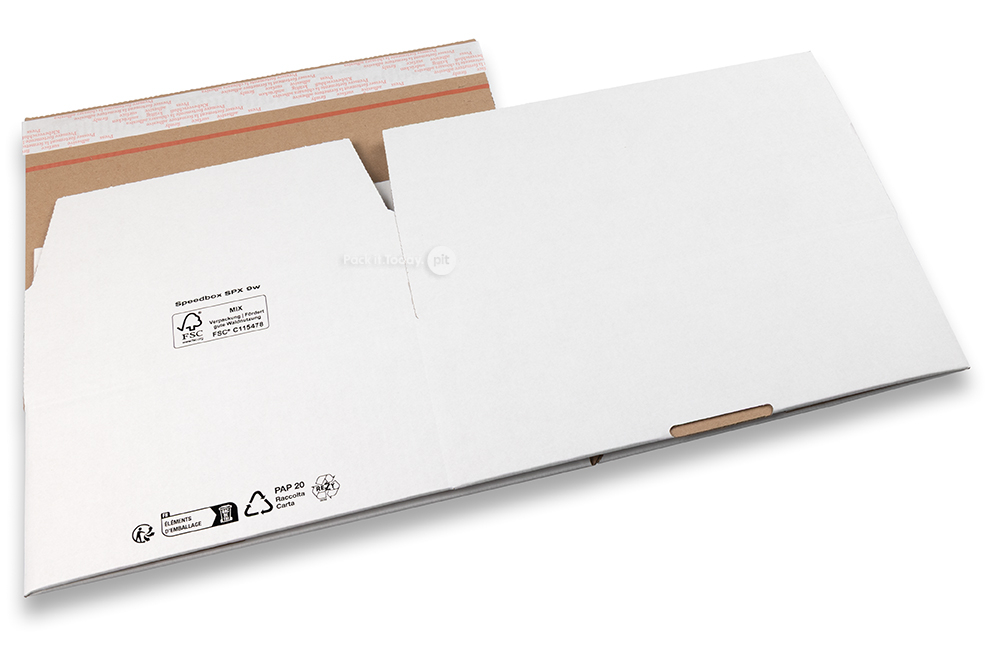 Caixa de fundo automático - branco, 310 x 230 x 110 mm - SPX9