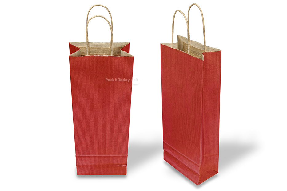 Sacos para garrafas de vinho - vermelho escuro