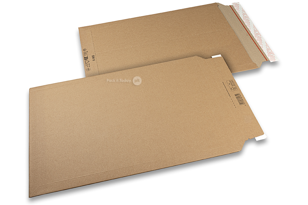 Envelopes de cartão ondulado - 360 x 530 mm, SW8