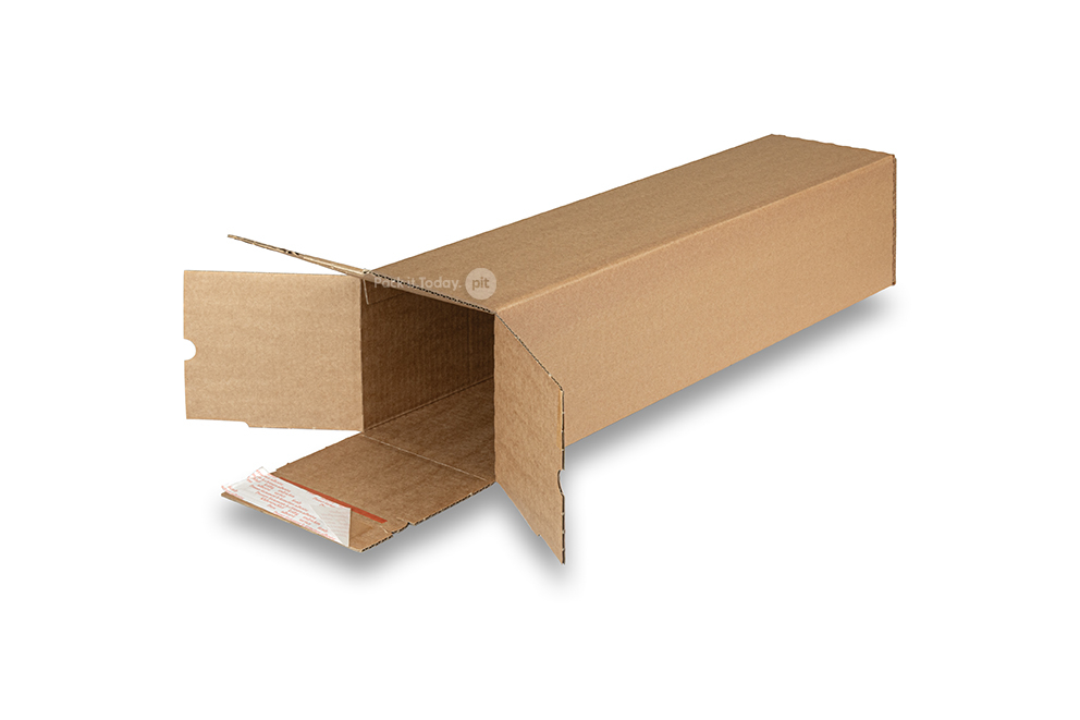 Tubos postais quadrado com fecho de vedação - 610 x 140 x 140 mm