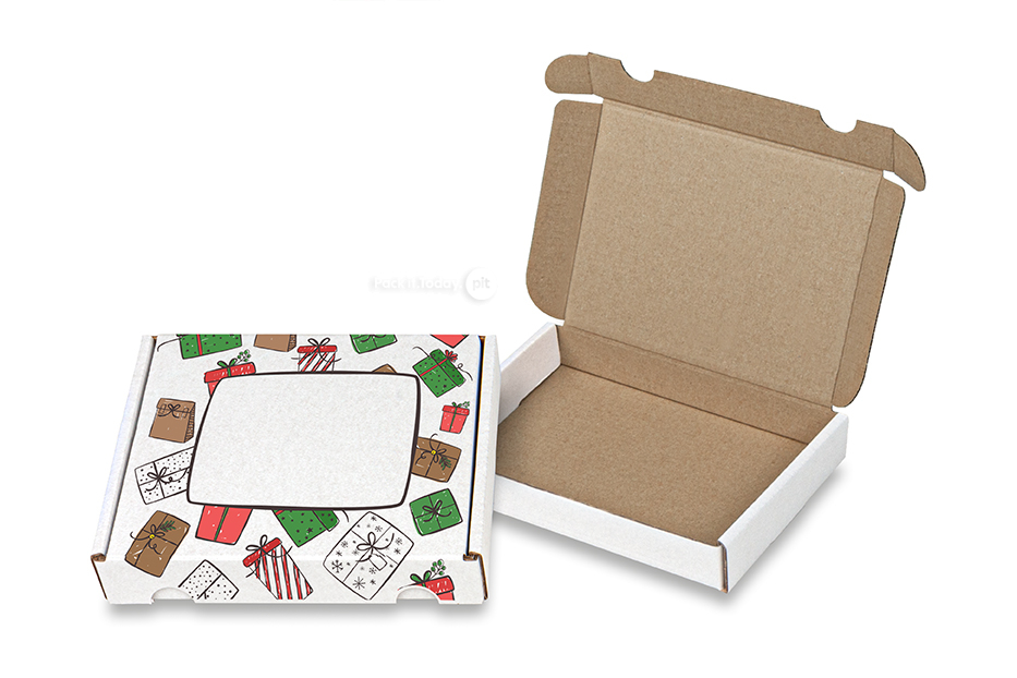 Caixas de Natal para correio - Presentes - 160 x 120 x 25 mm