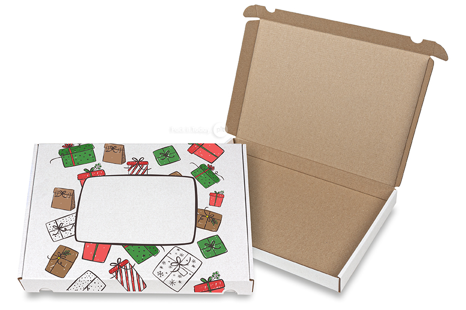 Caixas de Natal para correio - Presentes - 310 x 220 x 26 mm